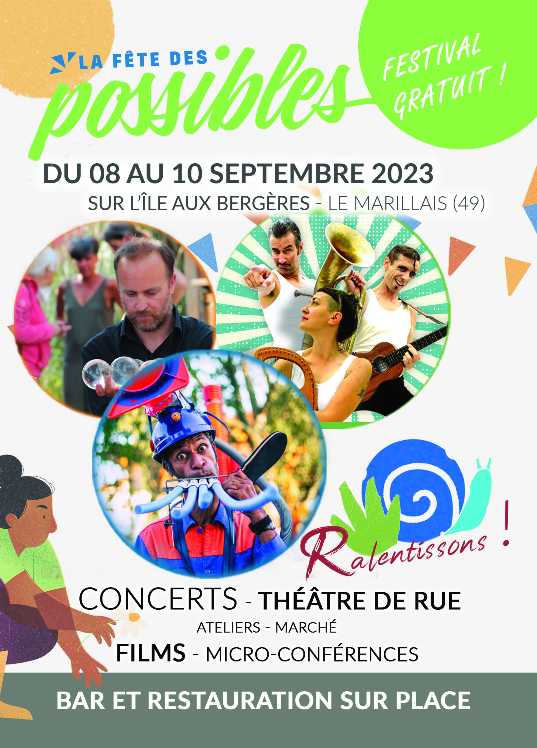Festival Ralentissons / La Fête des Possibles à Mauges-sur-Loire
