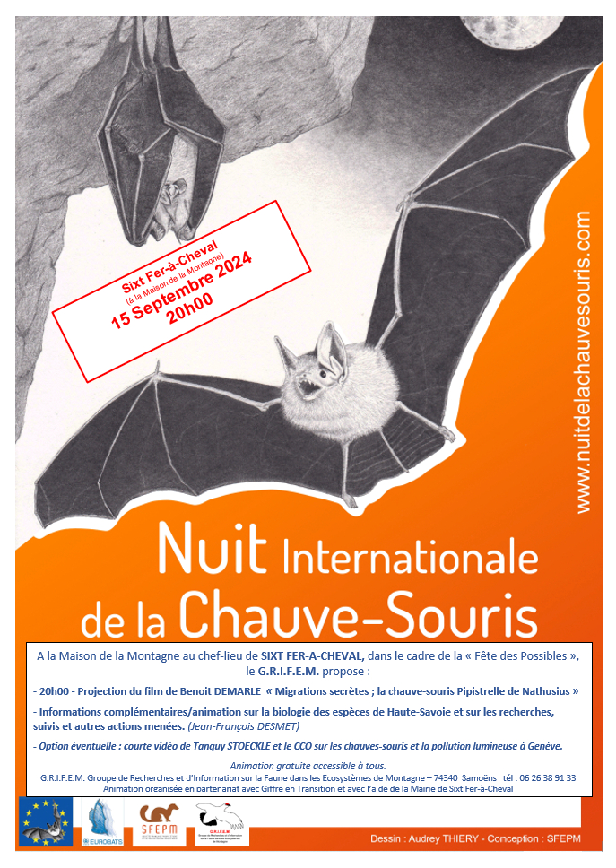 28ème Nuit Internationale de la Chauve-Souris : un moment dans l’intimité de nos espèces haut-savoyardes.