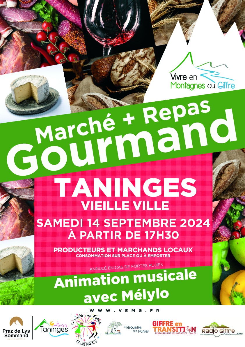 MARCHÉ REPAS GOURMAND Taninges