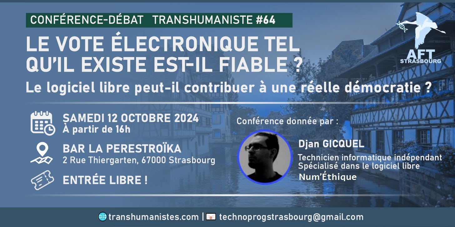 Conférence : Le vote électronique, tel qu’il existe, est-il fiable ?