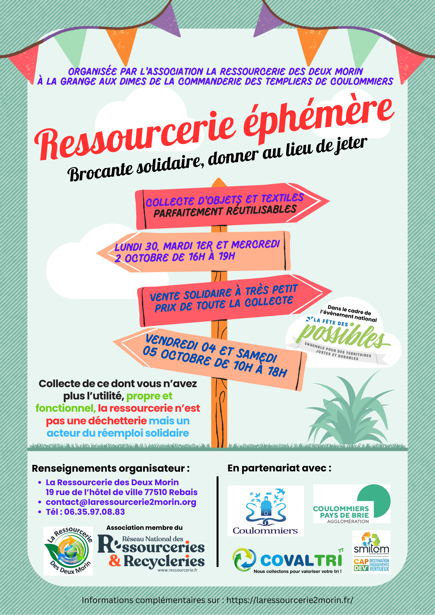 Ressourcerie éphémère à Coulommiers