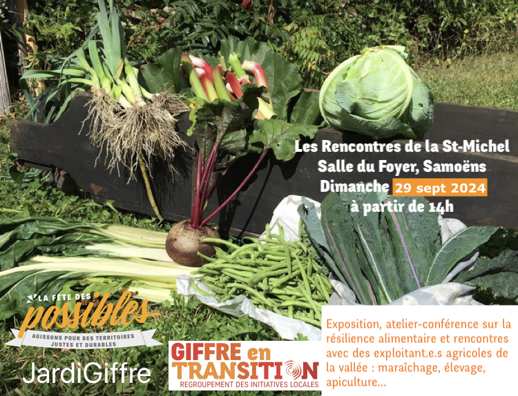 LES RENCONTRES DE LA ST-MICHEL, AGRICULTURE ET ALIMENTATION