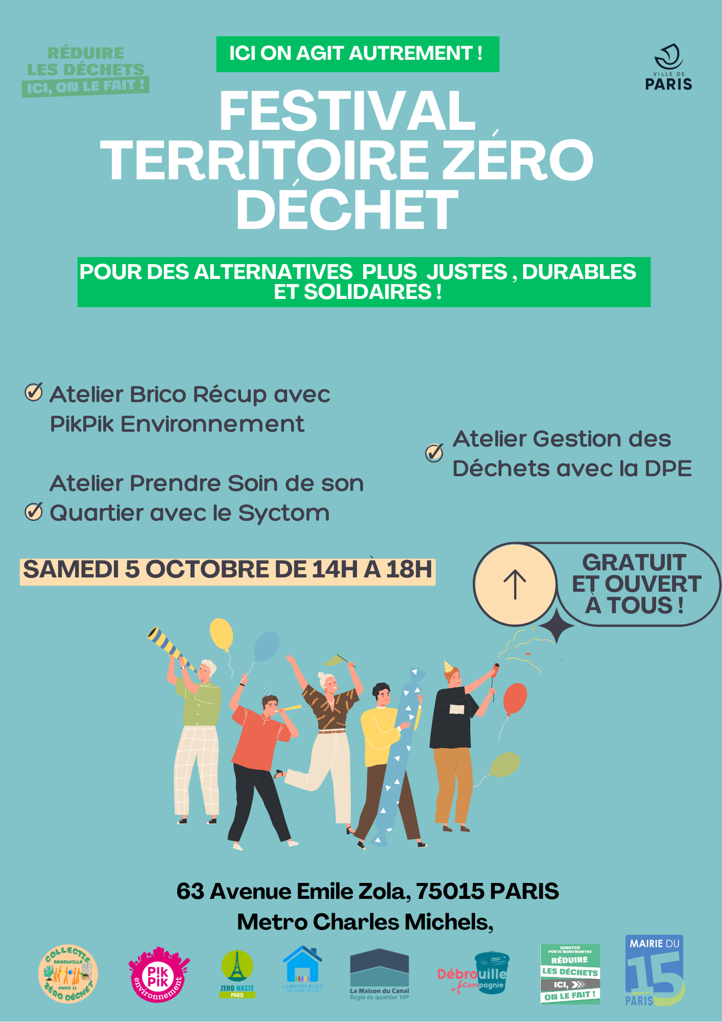 Territoire Zéro Déchet Parisiens : Evènement Commun